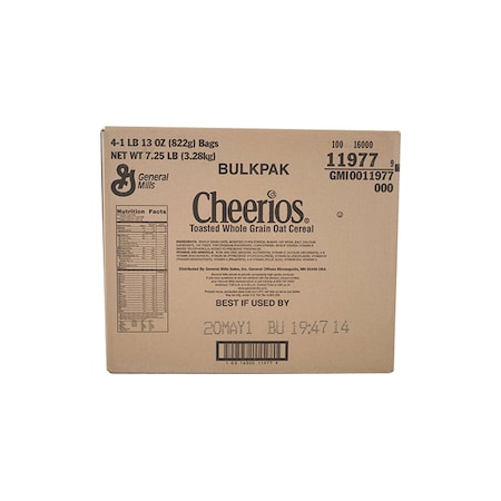 Cheerios Cheerios Bulk Pak Cheerios Cereal 29 oz. Bag, PK4 16000-11977